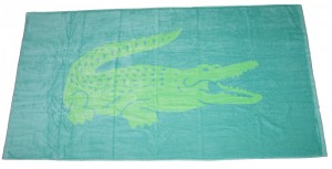 serviette de plage lacoste